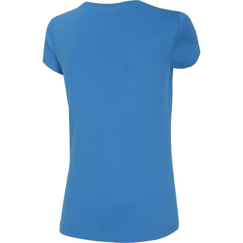 Sportiniai marškinėliai moterims 4F W H4Z20 TSD024 33S, mėlyni kaina ir informacija | Sportinė apranga moterims | pigu.lt