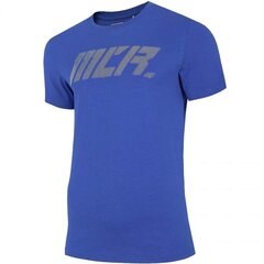 Sportiniai marškinėliai vyrams 4F M H4Z20 TSM032 36S, mėlyni kaina ir informacija | Sportinė apranga vyrams | pigu.lt