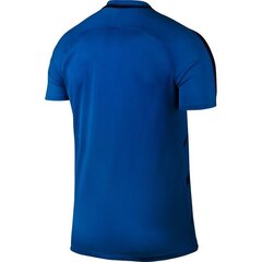 Мужская спортивная футболка Nike Dry Squad M 832999 453, синяя цена и информация | Мужская спортивная одежда | pigu.lt