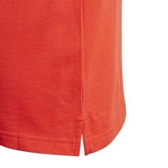 Sportiniai marškinėliai vaikams Adidas B 3S Tee Jr GK3194, 68040, oranžinė kaina ir informacija | Marškinėliai berniukams | pigu.lt