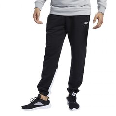 Мужские спортивные брюки Reebok TE Linear Logo Jogger M FU3217, черные цена и информация | Мужская спортивная одежда | pigu.lt