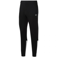 Мужские спортивные брюки Reebok TE Linear Logo Jogger M FU3217, черные цена и информация | Мужская спортивная одежда | pigu.lt