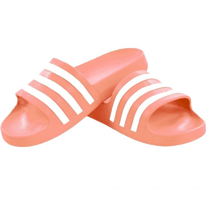Paplūdimio šlepetės Adidas Adilette Aqua W EE7345, rožinės цена и информация | Šlepetės moterims | pigu.lt