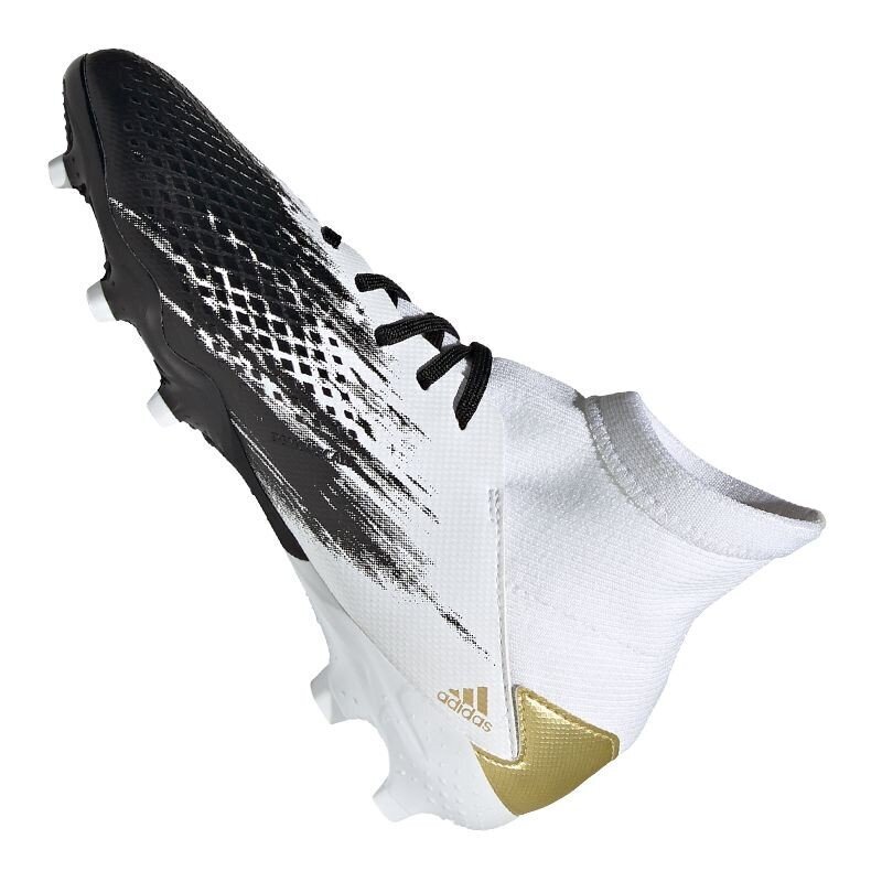 Futbolo bateliai berniukams Adidas Predator 20.3 FG, balti FW9215 kaina ir informacija | Futbolo bateliai | pigu.lt