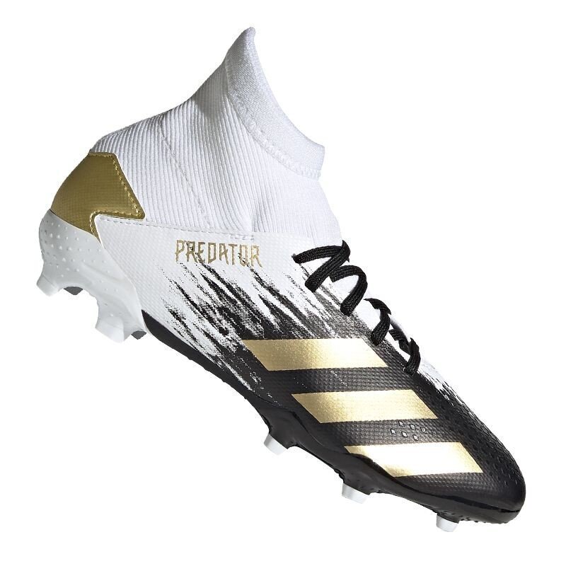 Futbolo bateliai berniukams Adidas Predator 20.3 FG, balti FW9215 kaina ir informacija | Futbolo bateliai | pigu.lt