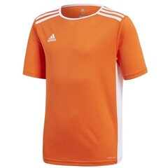 Спортивная футболка для мальчиков Adidas Entrada 18 JSY Y Jr CF1043, 70053, оранжевая цена и информация | Рубашки для мальчиков | pigu.lt