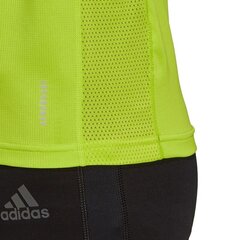 Футболка спортивная мужская Adidas Own The Run, зеленая цена и информация | Мужская спортивная одежда | pigu.lt
