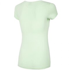 Sportiniai marškinėliai moterims 4F W H4Z20 TSD012 47S, žali kaina ir informacija | Sportinė apranga moterims | pigu.lt