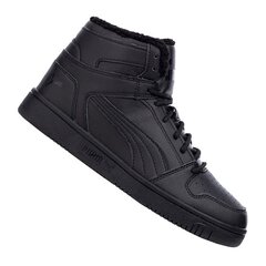 Мужские кеды Puma Rebound LayUp SL Fur M 369830-03, черные цена и информация | Кроссовки для мужчин | pigu.lt