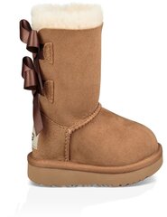 Сапоги детские UGG Bailey Bow II Kids 1017394KCHE, коричневые цена и информация | Ботинки детские | pigu.lt