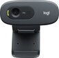 Logitech C270 HD Webcam цена и информация | Kompiuterio (WEB) kameros | pigu.lt