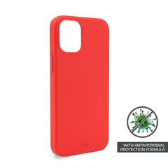 Чехол Puro ICON AntiMicrobial iPhone 12 mini 5.4", черный|красный, IPC1254ICONRED цена и информация | Чехлы для телефонов | pigu.lt