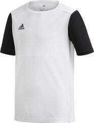 Futbolo marškinėliai Adidas ESTRO 19 JSY, balti, 140cm kaina ir informacija | Futbolo apranga ir kitos prekės | pigu.lt