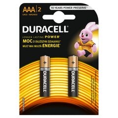 Duracell AAA LR03 1.5V Alkaline долгосрочные батарейки MN2400 Эконом-упаковка (12шт.) цена и информация | Батарейки | pigu.lt
