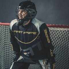 Шлем защитный для флорбола Fat Pipe GK-HELMET PRO SR, черный цена и информация | Флорбол и хоккей на траве | pigu.lt