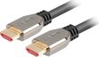 Lanberg CA-HDMI-30CU-0018-BK kaina ir informacija | Kabeliai ir laidai | pigu.lt