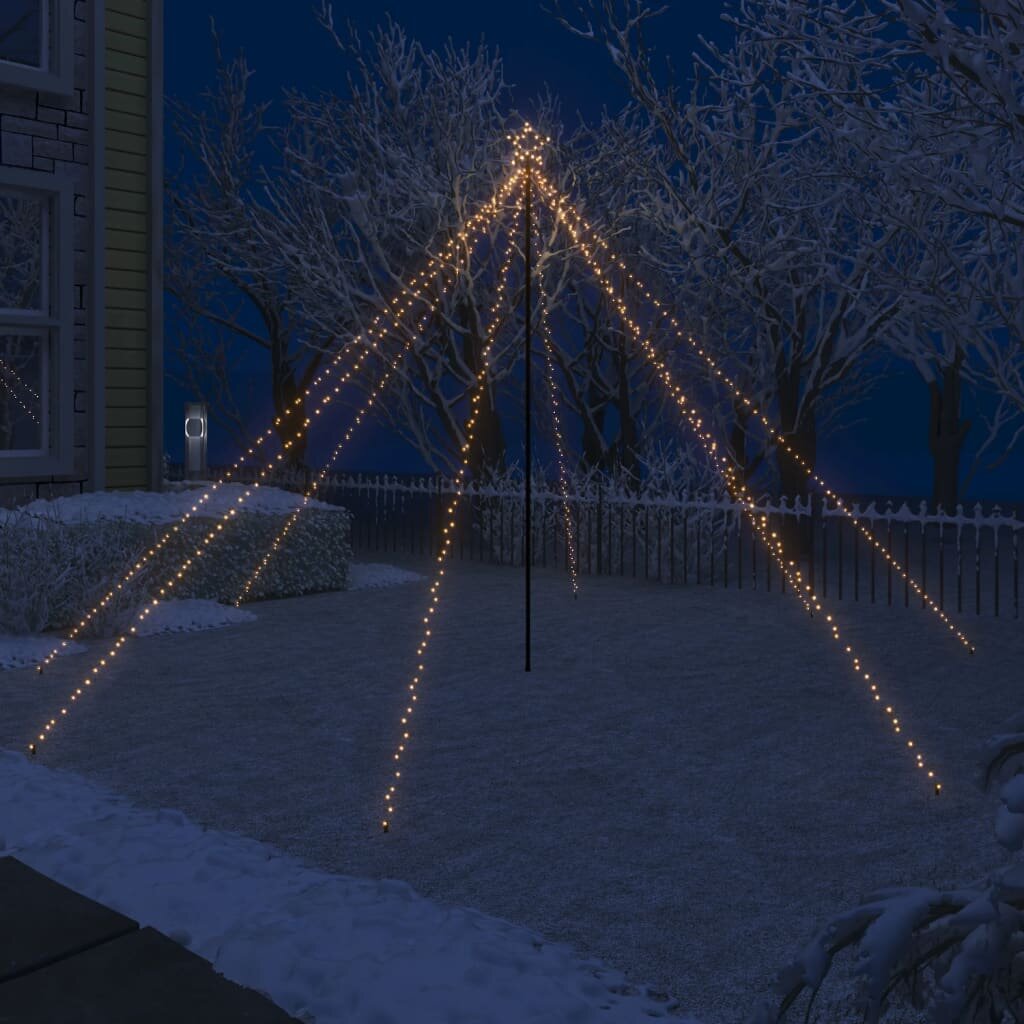 Kalėdų eglutės girlianda-krioklys su 576 LED lemputėmis
