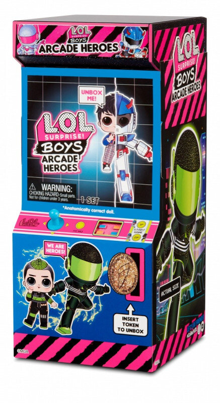 Figūrėlė L.O.L. Surprise Boys Arcade Heroes kaina ir informacija | Žaislai mergaitėms | pigu.lt