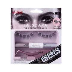 Kiss My Face Falscara Eyelash Starter Kit - Kit for applying false eyelashes цена и информация | Накладные ресницы, керлеры | pigu.lt