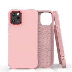 Fusion Solaster Back dėklas, skirtas Apple iPhone 12 Pro Max, rožinis kaina ir informacija | Telefono dėklai | pigu.lt