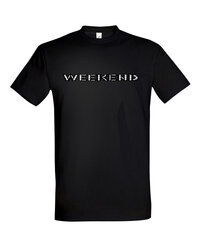 Marškinėliai vyrams Weekend, juodi цена и информация | Мужские футболки | pigu.lt