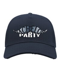 Kepurė su snapeliu vyrams Bachelor party, tamsiai mėlyna kaina ir informacija | Vyriški šalikai, kepurės, pirštinės | pigu.lt