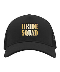 Kepurė moterims Bride squad, juoda цена и информация | Женские шапки | pigu.lt