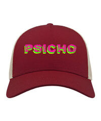 Kepurė su snapeliu moterims Psicho girl, raudona kaina ir informacija | Kepurės moterims | pigu.lt