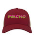 Kepurė su snapeliu moterims Psicho girl, raudona цена и информация | Kepurės moterims | pigu.lt