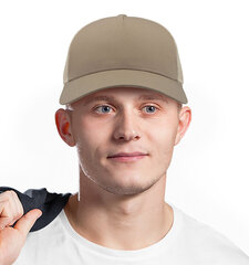 Kepurė su snapeliu vyrams Fisherman, ruda kaina ir informacija | Vyriški šalikai, kepurės, pirštinės | pigu.lt