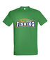 Marškinėliai vyrams Fishing Only, žalia kaina ir informacija | Vyriški marškinėliai | pigu.lt