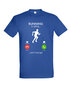 Marškinėliai vyrams Running is calling, mėlyni цена и информация | Vyriški marškinėliai | pigu.lt