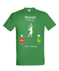Marškinėliai vyrams Tennis is calling kaina ir informacija | Vyriški marškinėliai | pigu.lt