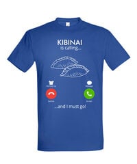 Marškinėliai vyrams Kibinai is calling kaina ir informacija | Vyriški marškinėliai | pigu.lt