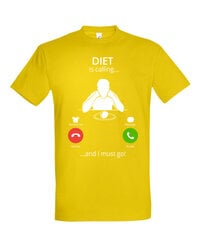 Vyriški marškinėliai Diet is calling kaina ir informacija | Vyriški marškinėliai | pigu.lt