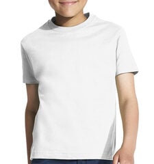 Marškinėliai vaikams Džiunglės, balta цена и информация | Рубашки для мальчиков | pigu.lt