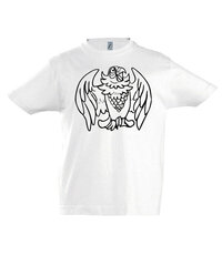 Marškinėliai vaikams Ara, balta цена и информация | Рубашки для мальчиков | pigu.lt