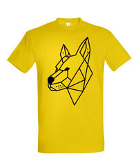 Marškinėliai vyrams Šuo, geltoni kaina ir informacija | Vyriški marškinėliai | pigu.lt