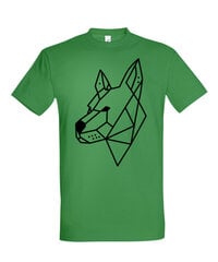 Marškinėliai vyrams Šuo, žali kaina ir informacija | Vyriški marškinėliai | pigu.lt