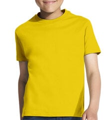 Marškinėliai berniukams Space Boy, geltona цена и информация | Рубашки для мальчиков | pigu.lt