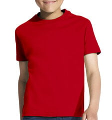Marškinėliai vaikams Pugtastic, raudona цена и информация | Рубашки для мальчиков | pigu.lt