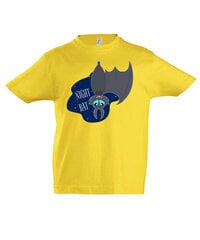 Marškinėliai berniukams Night Bat, geltona цена и информация | Рубашка для мальчиков | pigu.lt
