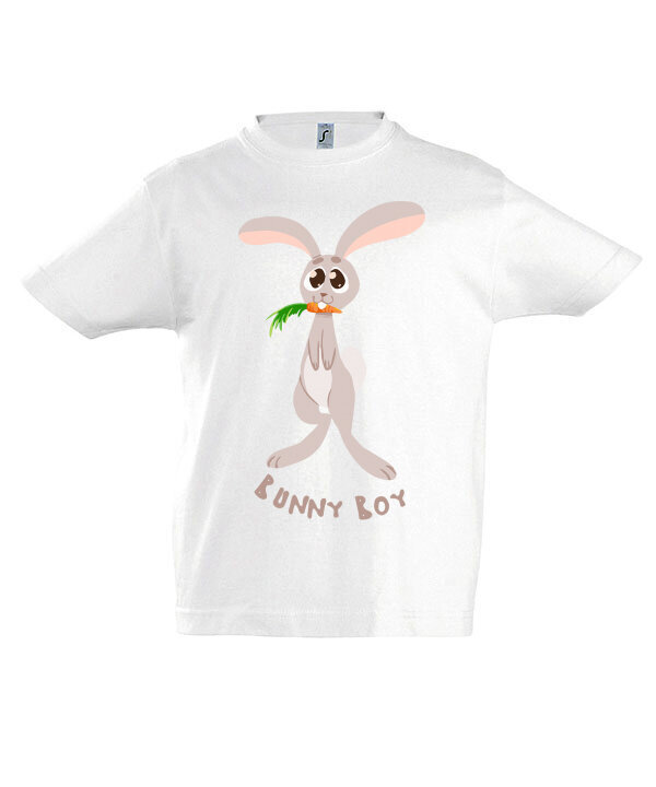 Marškinėliai berniukams Bunny, balta kaina ir informacija | Marškinėliai berniukams | pigu.lt