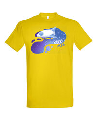 Marškinėliai vyrams Rocket Man, geltoni kaina ir informacija | Vyriški marškinėliai | pigu.lt