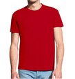 Marškinėliai vyrams Aš už Klaipėdą, raudoni