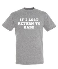 Marškinėliai vyrams I lost kaina ir informacija | Vyriški marškinėliai | pigu.lt