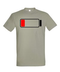 Marškinėliai vyrams Tėčio Baterija, rudi kaina ir informacija | Vyriški marškinėliai | pigu.lt