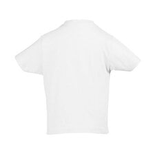 Marškinėliai vaikams The Real Boss, balta цена и информация | Рубашки для мальчиков | pigu.lt