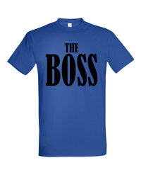 Marškinėliai vyrams The Boss, mėlyni цена и информация | Мужские футболки | pigu.lt