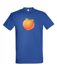 Marškinėliai vyrams Mėgstu persikus, mėlyni цена и информация | Футболка мужская | pigu.lt